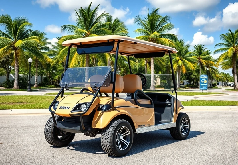 Custom golf cart for Stone Gate residents